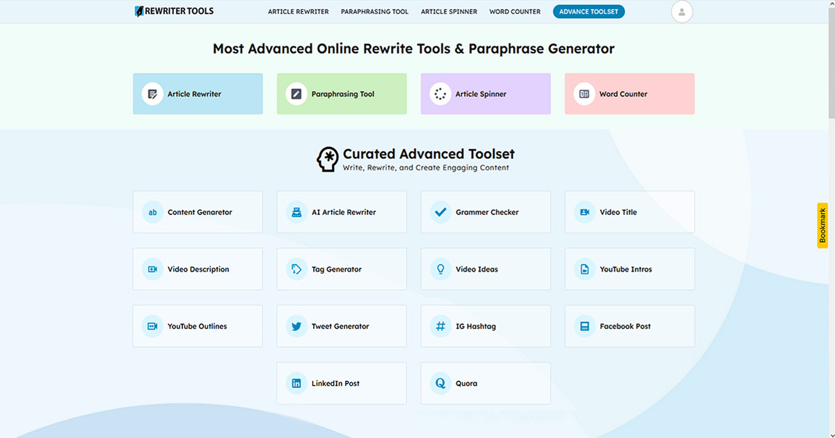 rewriter tools paraphrasing tool